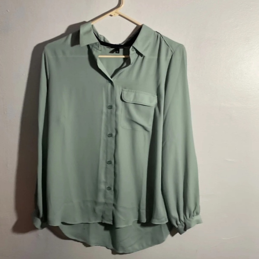Green blouse